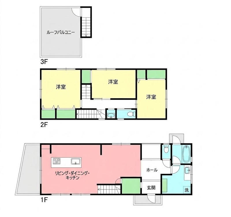 津西1丁目戸建 間取り