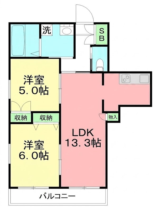 Noble 北鎌倉 203号室 間取り