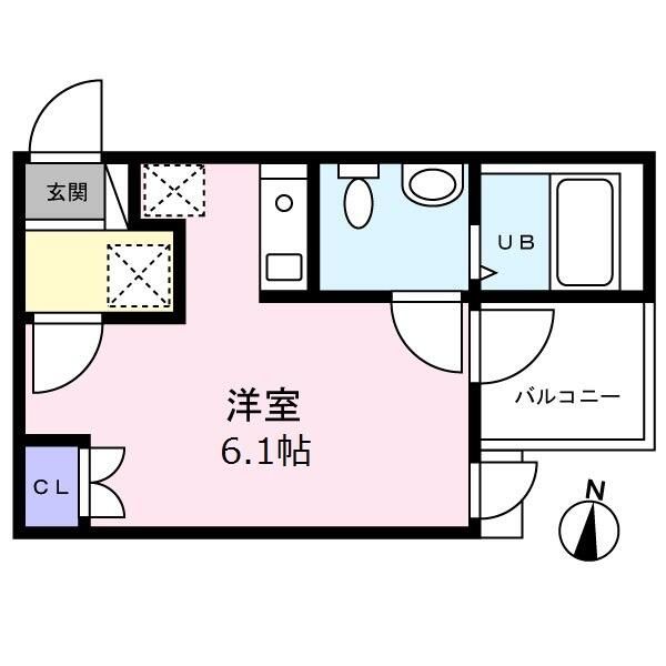ベイルーム長後 204号室 間取り
