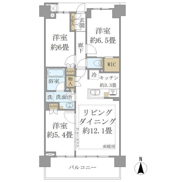 Brillia湘南辻堂海浜公園 229号室 間取り