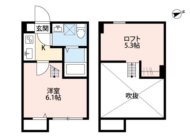 KURASUCO戸塚 101号室 間取り