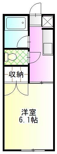 サンパレスⅡ 203号室 間取り