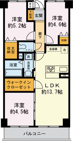 カーラホーチカタノ 間取り