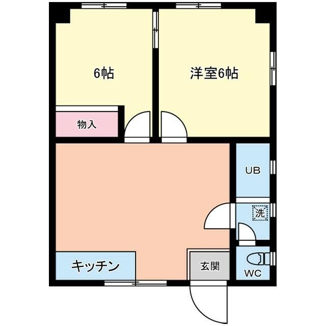 島田アパート 201号室 間取り