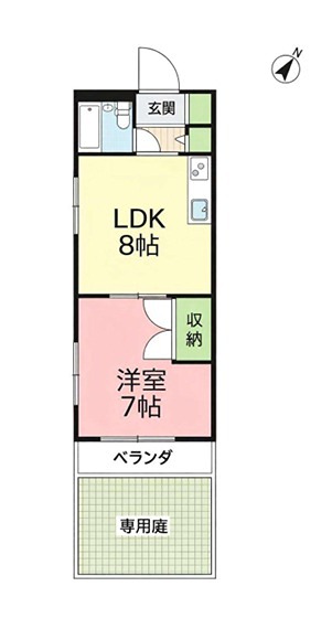 湘南アイランドリバー 103号室 間取り