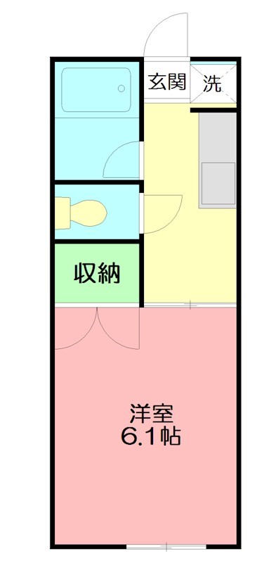 サンパレスⅡ 102号室 間取り