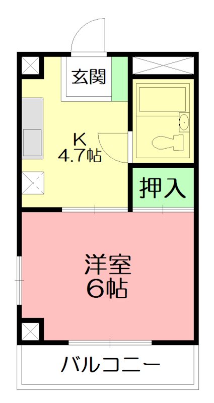 ステラコート 301号室 間取り