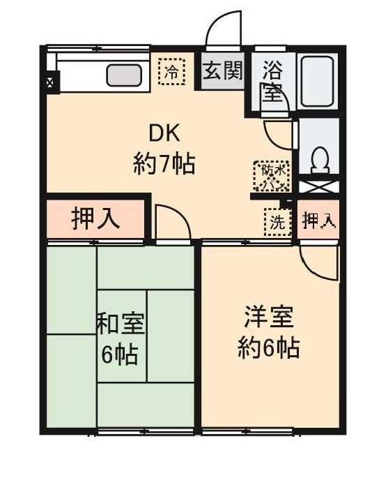 シティハイム アークⅠ 202号室 間取り