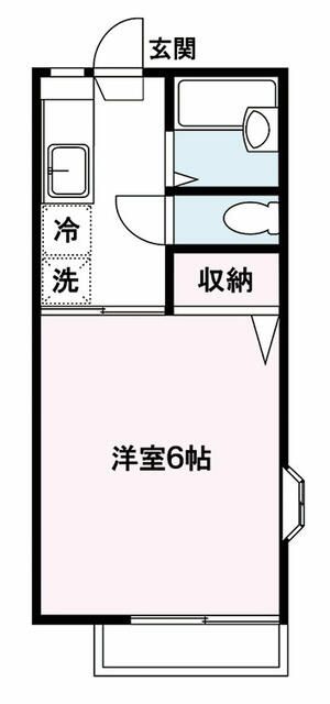 フラッツ愛甲 206号室 間取り