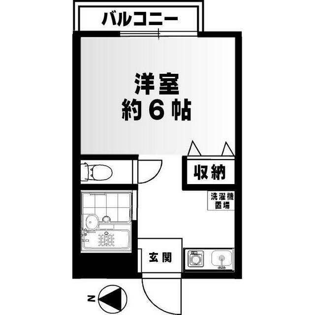 ミラコスタ 101号室 間取り