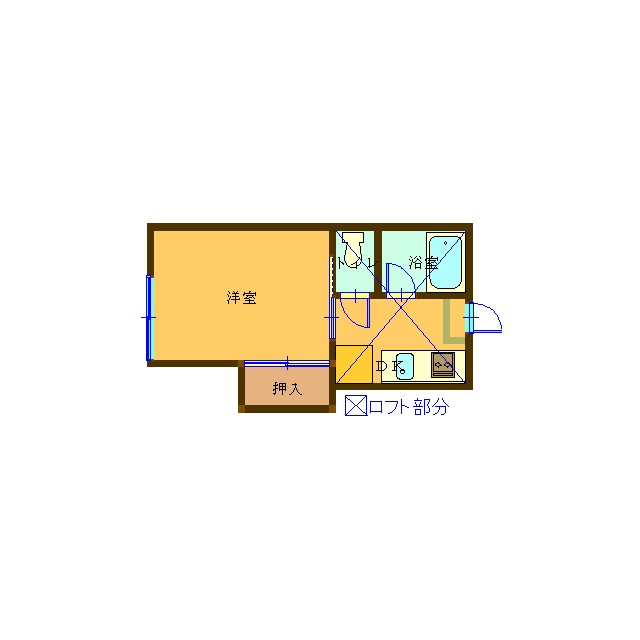 ビラ山富士 202号室 間取り