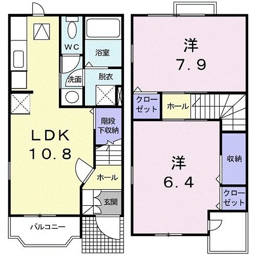 ネームファンハウスⅡ 101号室 間取り