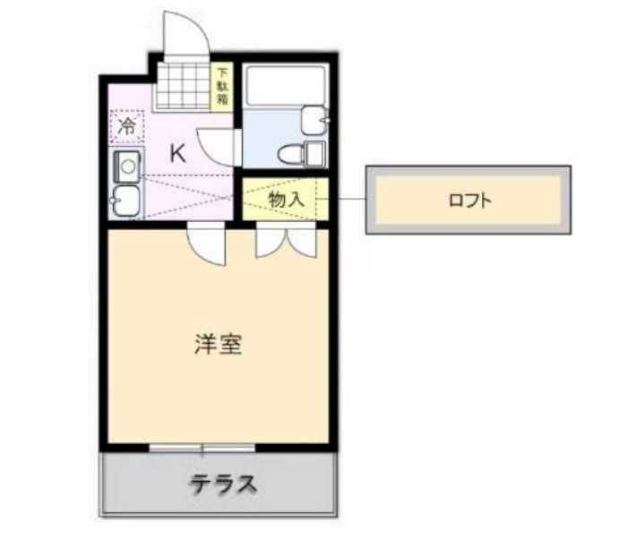 CASAすずき第5 203号室 間取り