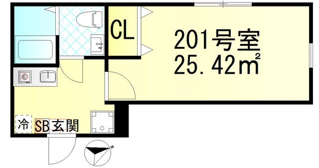 仮称逗子市久木新築 201号室 間取り
