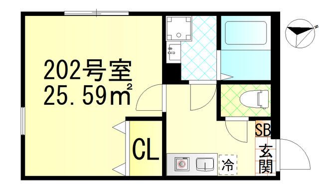 仮称逗子市久木新築 202号室 間取り