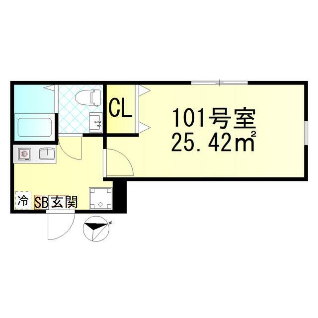 仮称逗子市久木新築 101号室 間取り