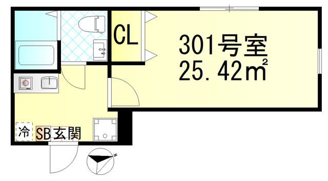 仮称逗子市久木新築 301号室 間取り