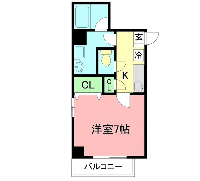 アドバンス茅ヶ崎 401号室 間取り