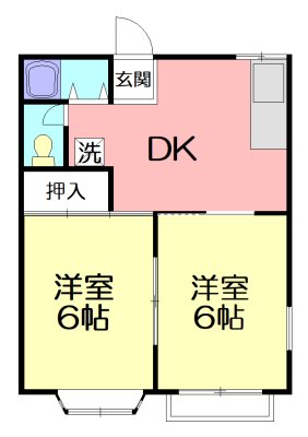サンファーストC 101号室 間取り