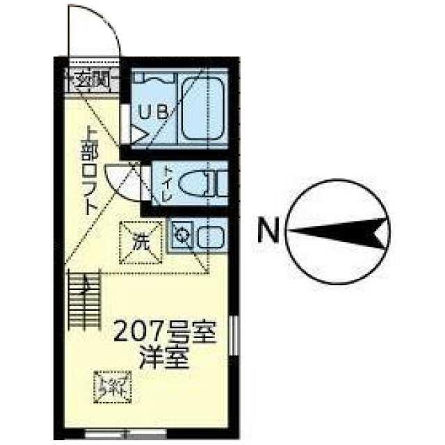 ユナイト戸塚ヴェルサイユの杜 207号室 間取り