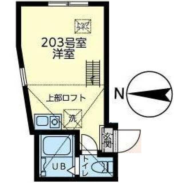 ユナイト戸塚ヴェルサイユの杜 203号室 間取り