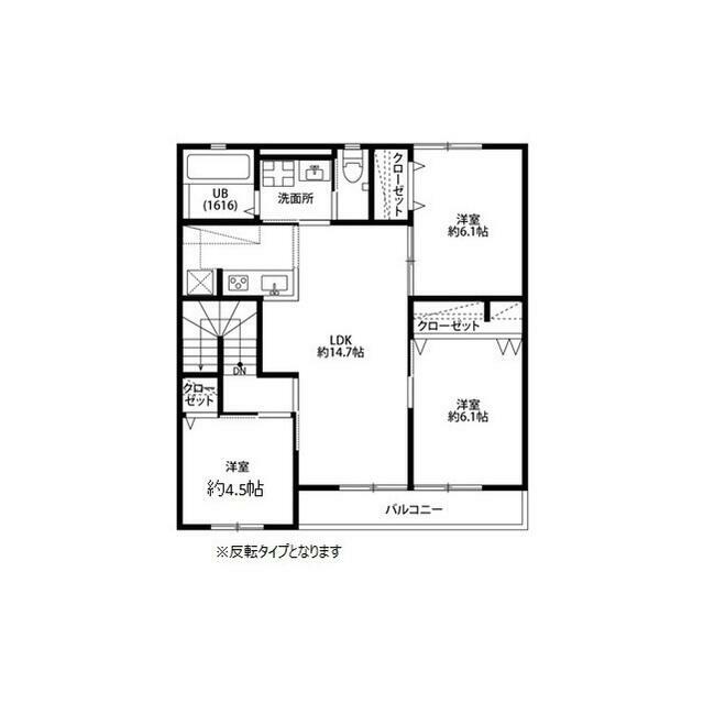 アムール 桜 204号室 間取り