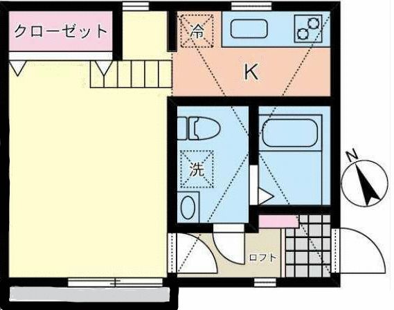 ルーチェ藤沢 203号室 間取り