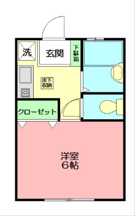 MAKU　Ⅱ　VILLAGE 102号室 間取り