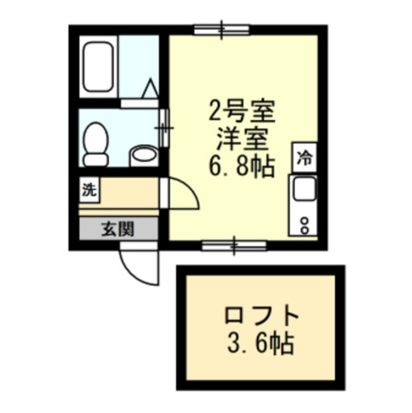 ベイルーム戸塚Ⅱ 102号室 間取り