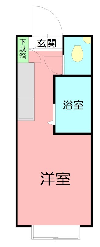 ラヴェンナ 203号室 間取り