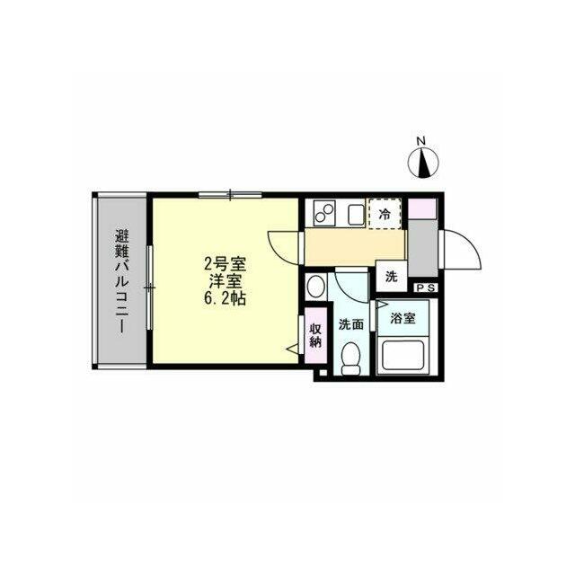 ベイルーム本厚木クレスト 302号室 間取り