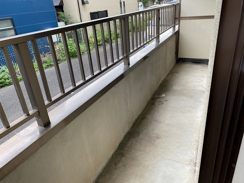 木の宮マンション ベランダ