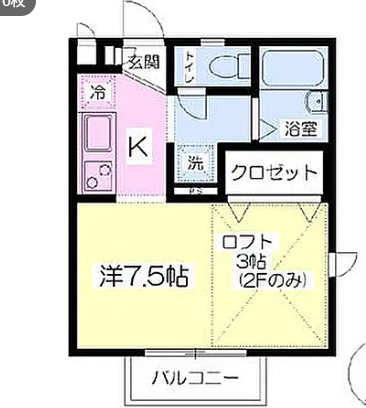 ヴォーグ東海大学前 101号室 間取り