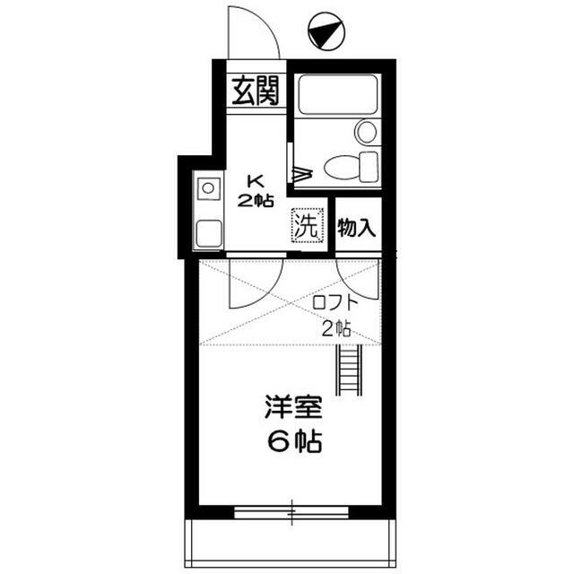 Apa花の木 203号室 間取り