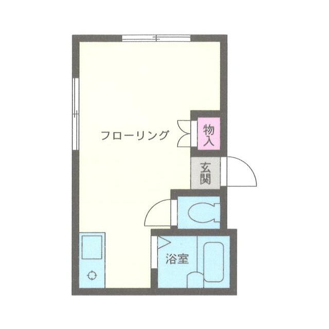 コマハイム 102号室 間取り