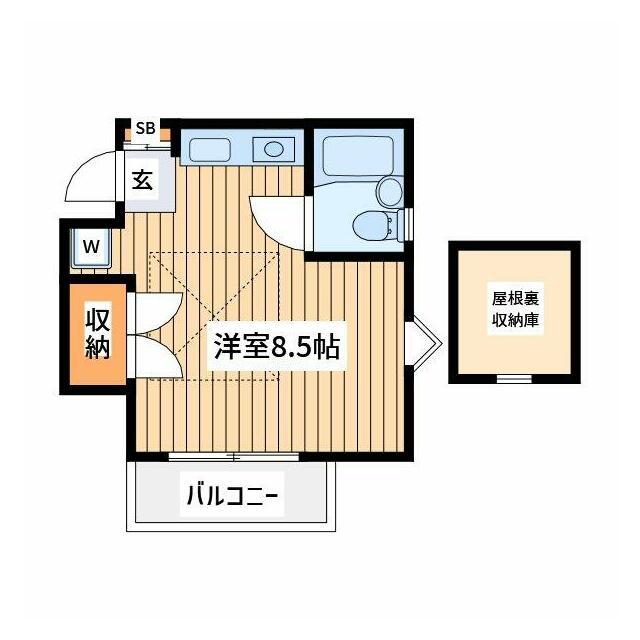 ヤングヒル飯山 202号室 間取り