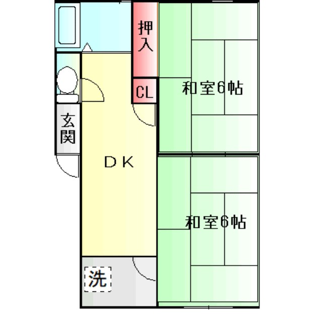 ファミリー原宿 201号室 間取り