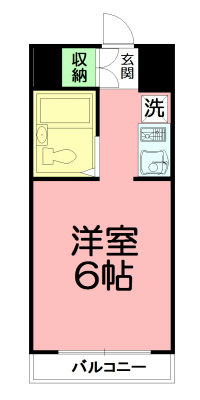セザール藤沢  302号室 間取り