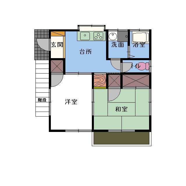 横内ハイツ 間取り