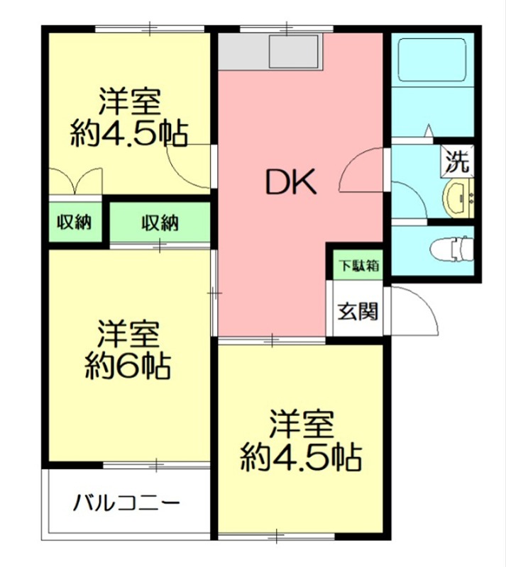 ハイツ青桐 間取り