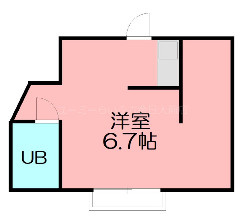 丸山アパート 15号室 間取り