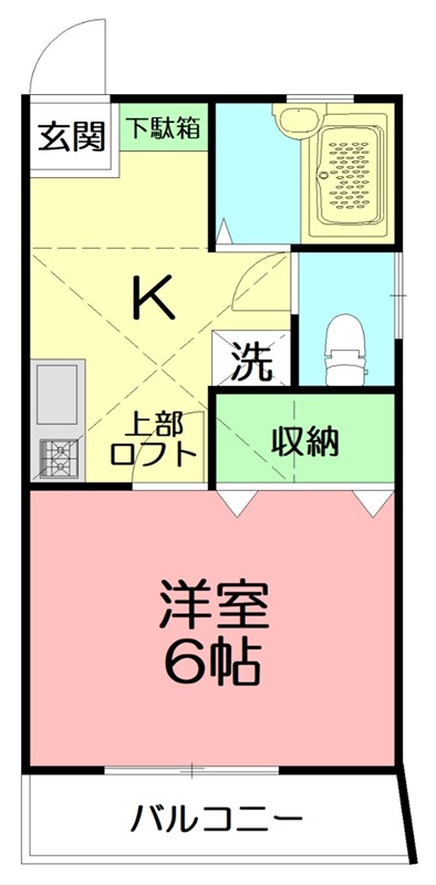本町ドミール２１ 202号室 間取り