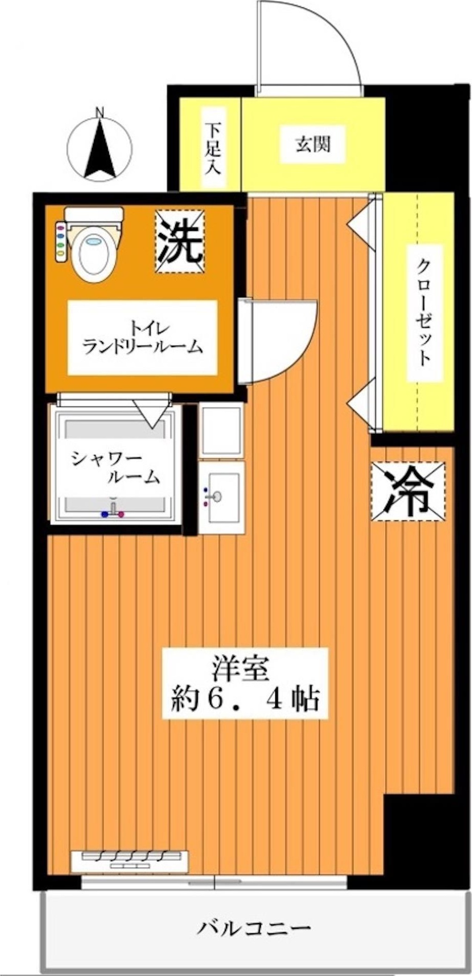 ラ・ホーヤ藤沢 504号室 間取り