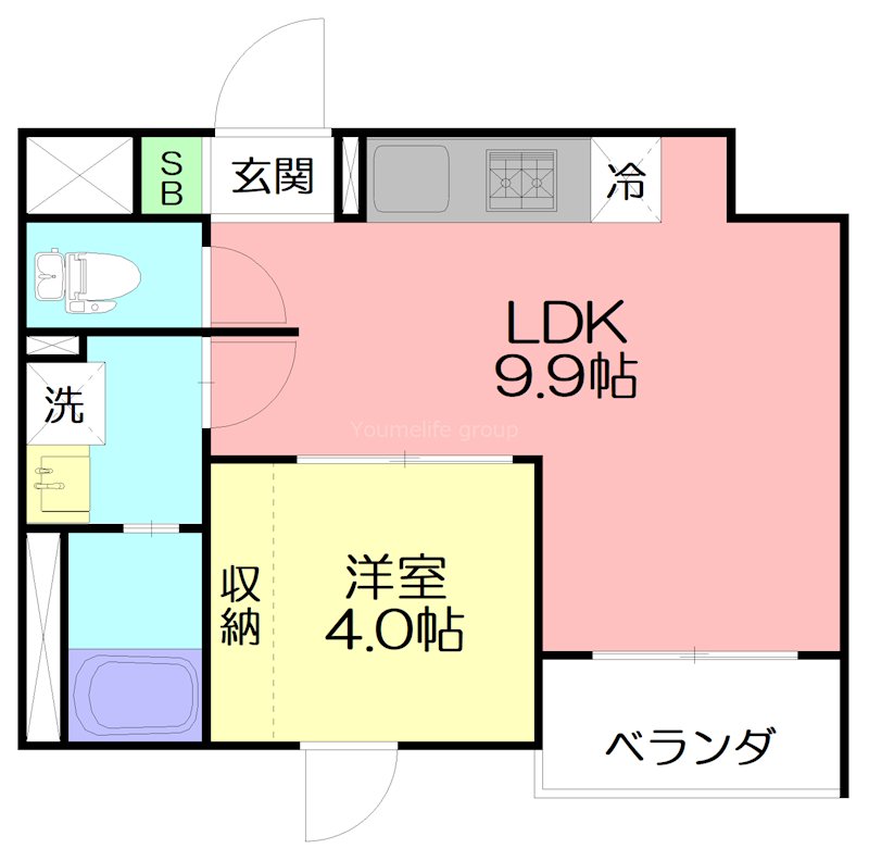 Sette Luce 303号室 間取り