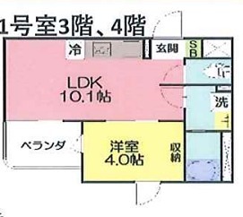 Sette Luce 301号室 間取り
