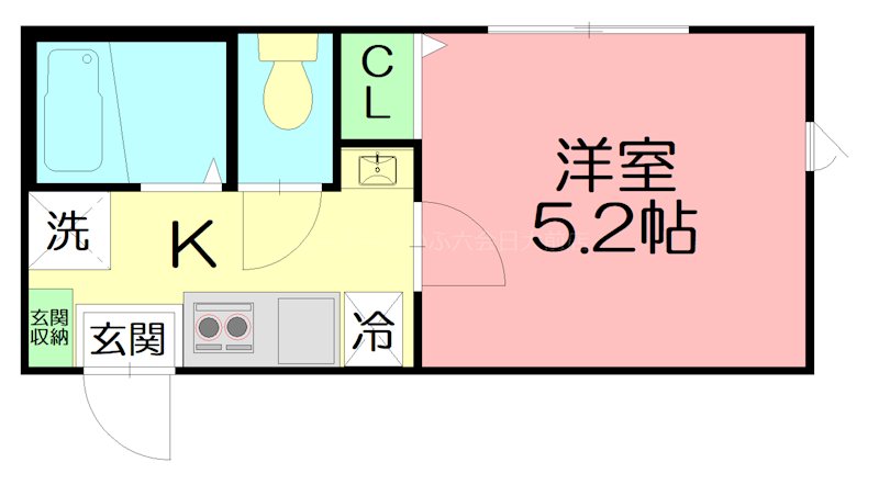 ウィステリア藤沢善行 209号室 間取り