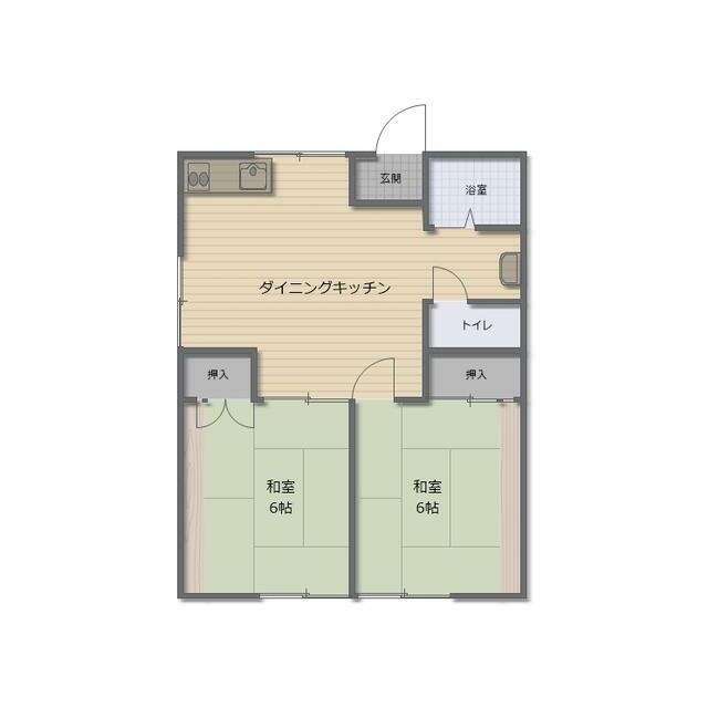 コーポミノシマ 201号室 間取り