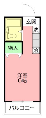 パレス西湘海岸Ａ棟 202号室 間取り
