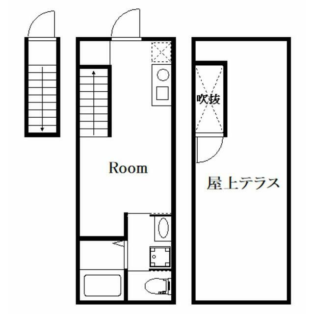 Ｔｈｅ　Ｔｅｒｒａｃｅ鵠沼藤ヶ谷 205号室 間取り