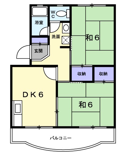 アブニールNK 303号室 間取り